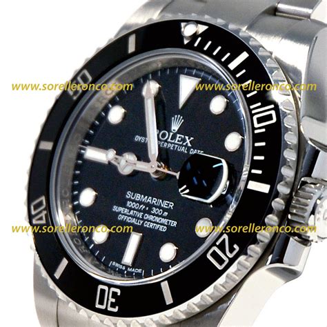 submariner nero rolex prezzo|rolex submariner stampata.